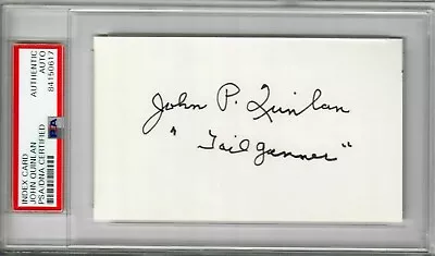 John Quinlan Signed Index Card Psa Dna 84150617 (d) Wwii Memphis Belle • $139.95