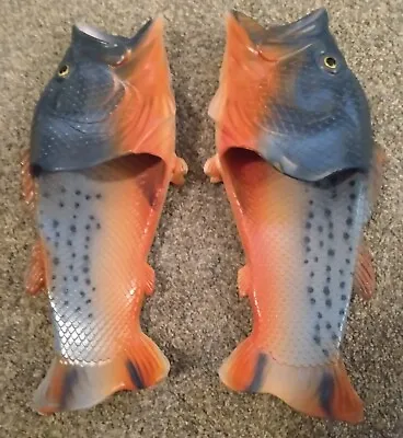 Fish Bass Flip Flops Slipper/ Sandals Fishing Shoes Mens 8-9.5 42/43 • $10