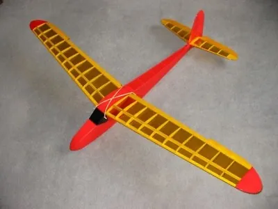 'Soarer Major' - KK Tow-line Model Glider ~ Laser-cut Balsa Rib Set • £26