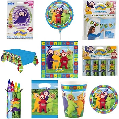 Teletubbies Party Decorations Birthday Party Supplies Plates Cups Napkins Banner • $9.85