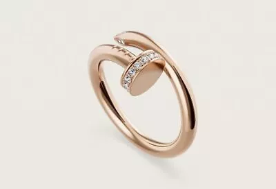 Cartier Nail Ring In 14K Rose  Gold | Vintage Solid Gold Ring For Women Gift • $2320.90