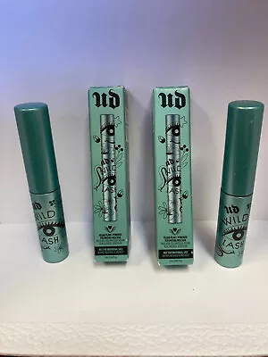 Urban Decay Wild Lash Vegan Plant Powered Volumizing Mascara Black Lot Of 2 .067 • $14