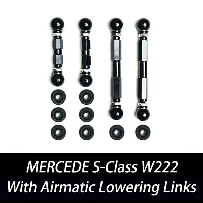 2014-20 MERCEDES BENZ S-Class W222 ADJUSTABLE LOWERING LINKS AIR SUSPENSION KIT • $129.99