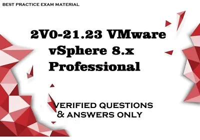 2V0-21.23 VMware VSphere 8.x Professional Exam Questions And Answers • $4.50