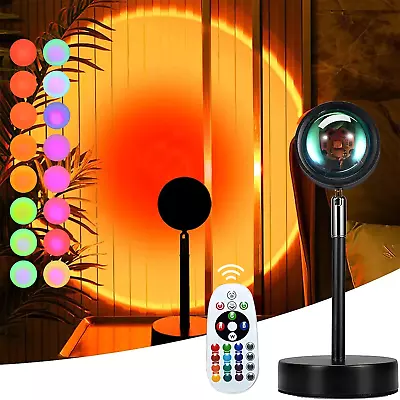 Sunset Lamp Projector - 360 Degree Rotation  Plus Remote Control • £7.80