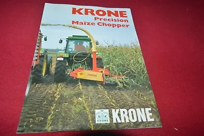 Krone AMG 282 Disc Mower Dealers Brochure CDIL  • $17.99