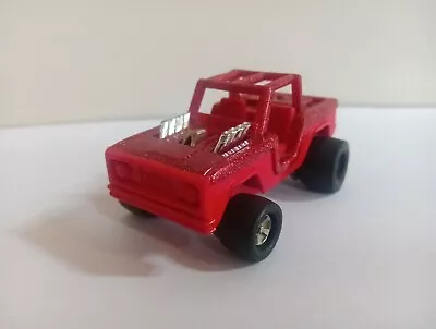 Vintage Tonka Totes Red Ford Bronco Metallic Flake • $20.01