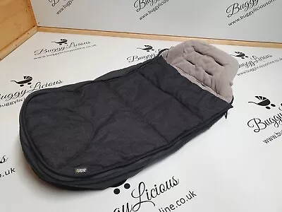 ✅Mamas & Papas Pram OCARRO Urbo Sola 2 XT2 Cosy Toes Footmuff Dark Grey • £9.95