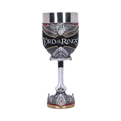 Lord Of The Rings Aragorn Goblet Sword Gondor Fantasy Official Nemesis Now • £44.99