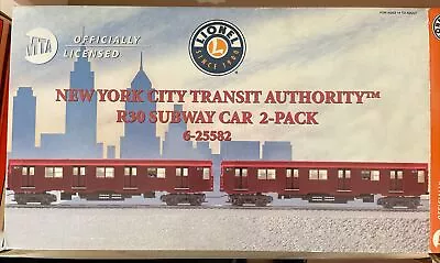 Lionel 6-25582 NYC Transit Authority R30 Subway Car 2 Pack • $650