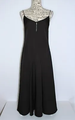 $39.95 • Buy Forever New Size 10 Women's Dress Black Shoestring V-Neck Mermaid Sheath Midi