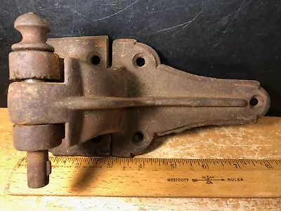 Vintage Heavy Cast Iron Door Hinge For Railroad Box Car Or Barn • $24.95