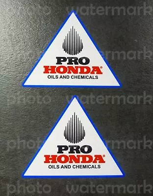 2x Honda Pro Oil Sticker Graphic Decal Motocross AHRMA MX Race MotoGP Pick Size • $7.99