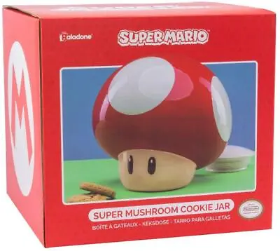 £19.99 • Buy Super Mario Mushroom Ceramic Bottle Jar For Biscuit Storage
