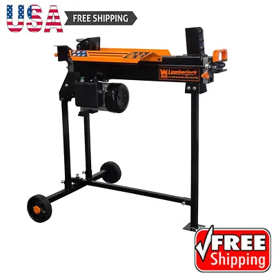 Electric Log Splitter W/ Stand Pull Handle Powerful Patio Lawn Garden 6.5-Ton US • $331.18