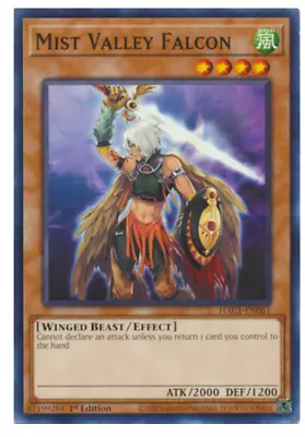 X3 Mist Valley Falcon HAC1-EN061 Common YuGiOh  • $0.72