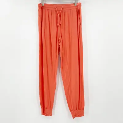 Kindred Braverly Maternity Pajama Pants Women's Size L Orange Drawstring • $7.50