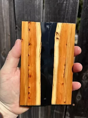 Stabilized Pacific Yew Hybrid Resin - Knife Scales • $23