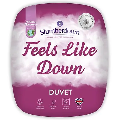 Slumberdown Feels Like Down Non-Allergenic Hollowfibre Duvet • £25.98