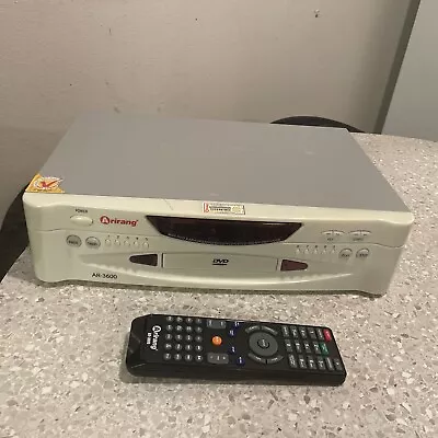 Arirang AR 3600  Karaoke Player DVD RW/MP3/MP4 USB With  REMOTE Tested. • $125