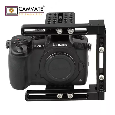 CAMVATE DSLR Camera Cage Kit For Nikon D3200D3300D5200D5500D7000D7100&Canon • $86.89