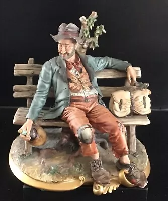 Fabulous Vintage Capodimonte Large Figure Of A Drunk Tramp Signed Volta • £40