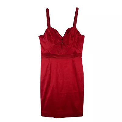 Z Spoke By Zac Posen Layered Bodice Dress - Red  8 • $40