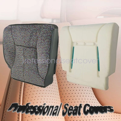 $59.49 • Buy Driver Bottom Seat Cover + Foam Cushion Fits 1998-2002 Dodge Ram 1500 2500 3500