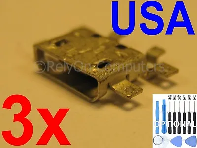 $5.69 • Buy 3x Micro USB Charging Port Sync For Motorola Droid 3 XT862 XT907 XT926 XT926M US