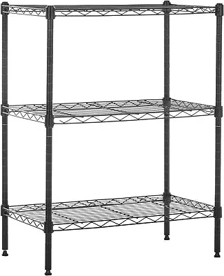Amazon Basics 3-Shelf Narrow Storage Unit With Height Adjustable Shelves And Le • £46.04