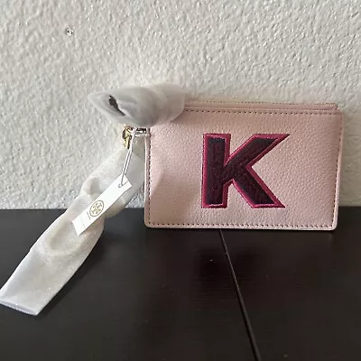 NWT Tory Burch “K” Monogram Card Case Key Fob • $74.99