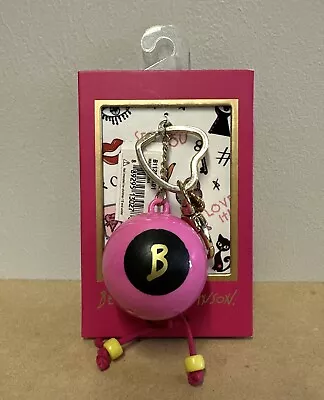 NEW Betsey Johnson Gold Tone Collectible Keychain MAGIC 8 BALL (sold At Macy's) • $29.99