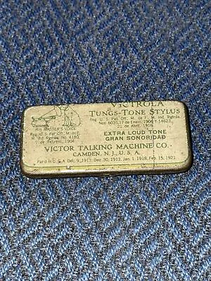 Victrola Antique Needle Tin Tungs-Tone Soft Tone Victor Talking Machine Co USA • $9.99