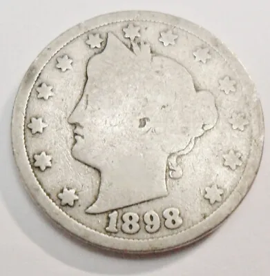 1898 P Liberty Head  V  Nickel  *g - Good*  **free Shipping** • $4.90