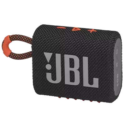 JBL GO3 Mini Bluetooth Speaker - Black/Orange • $69.95