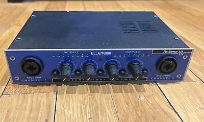 Presonus Blue Tube Stereo Microphone Mic Pre Instrument Preamp No Power Supply • $69.99