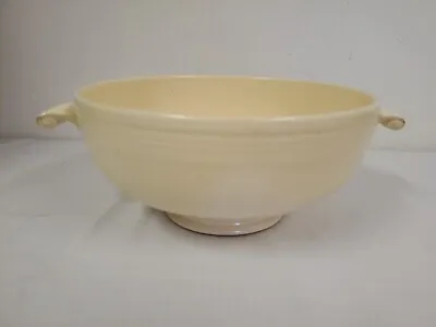 Vintage Fiesta Old Ivory  Covered Casserole Bowl NO Lid Handle  50s • $19.95