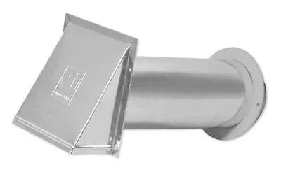 PVB4EALZW 4  Dryer Vent Exhaust Hood All Aluminum Dundas Jafine • $12.52