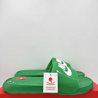 NEW Nike Victori One Slides Lucky Green White DR2018-300 Mens Sizes • $25