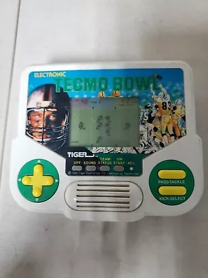 $23 • Buy Game Electronic Tecmo Bowl Electronic TIGER Vintage