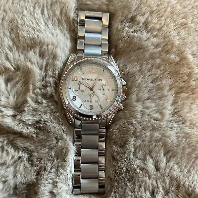 Michael Kors Blair Watch MK5459 Stainless Steel Rose Gold Rhinestone  • $50