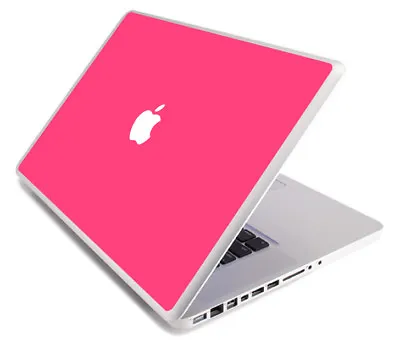 HOT PINK Vinyl Lid Skin Cover Decal Fits Apple MacBook Pro 17 A1297 Laptop • $9.99