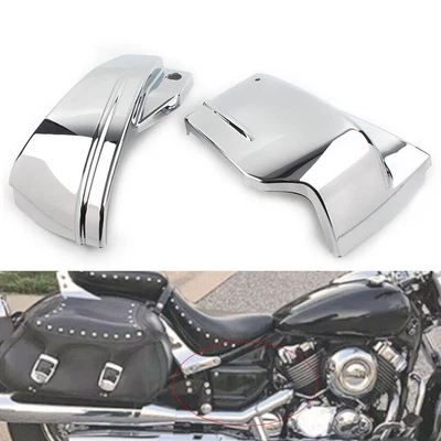 $46.18 • Buy Right Left Side Panel Cover Chrome For Yamaha V Star 650 DragStar 650 XVS650A