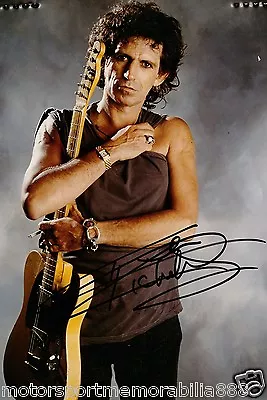 Keith Richards SIGNED PHOTO 6x4 PRINT AUTOGRAPH The Rolling Stones • $5