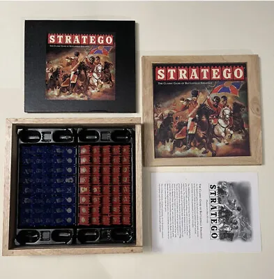 $29.99 • Buy STRATEGO Board Game Nostalgia Series Battlefield Strategy /wooden Box / Complete