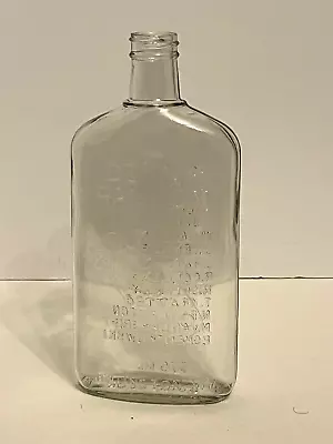 Vintage Denny Ransom Whiskey Bottle Huntington WV Embossed 15 Individual Names • $30