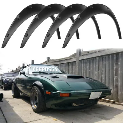 4.5  Fender Flares Flexible Wide Body Kit Wheel Arches For Mazda RX-4 RX-7 RX-8 • $107.89