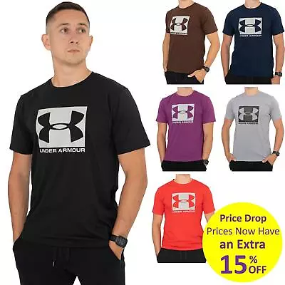 Under Armour Mens T-shirt Top Tee Boxed Sport Style Short Sleeve Jersey Casual • £12.95