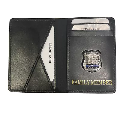 £28.83 • Buy New York City Police Officer Family Member Mini PIN Bi Fold Wallet  ID Holder