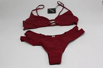 NEW! Zaful Bikini XL Burgundy Red Bathing Suit Summer • $13.98